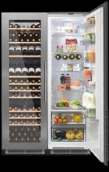 Overleving Onmiddellijk Druipend Wijnkast en koelkast combi met LED Touch - Airo Design